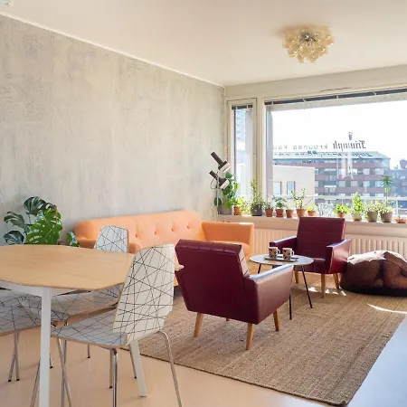公寓 Bright And Colorful Penthouse In The Heart Of Tampere *